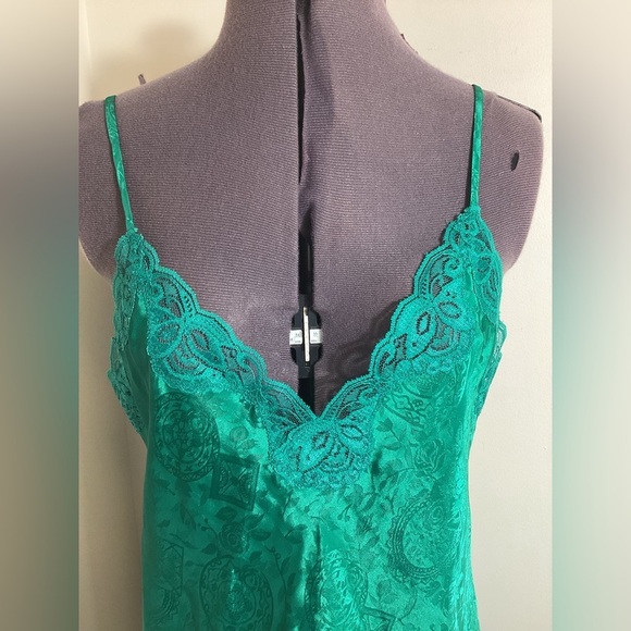 Victorias Secret Vtg Gold Label Nighty Chemise S Vintage 80s 90s Lingerie Slip - Picture 6 of 15